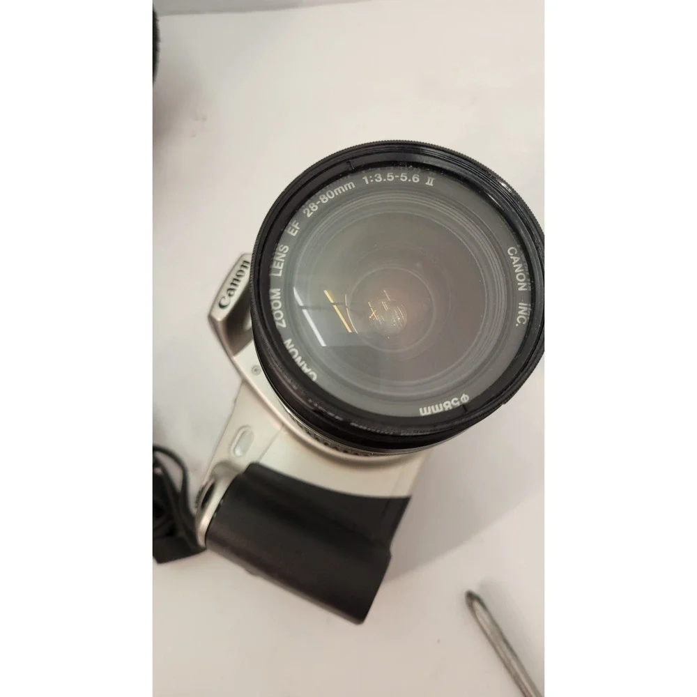 Canon EOS Rebel 2000 35mm Film SLR Camera EF 28-80mm Lens Tested Working Case